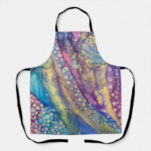 Kleurrijke Stippen Alcohol Ink Liquid Abstract Art