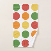 Kleurrijke Stippen Bad Handdoek (Handdoek)