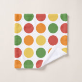 Kleurrijke Stippen Bad Handdoek (Wasdoekje)