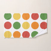 Kleurrijke Stippen Bad Handdoek (Handdoek)