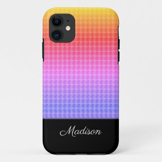 Kleurrijke Stippen Case-Mate iPhone Case (Achterkant)