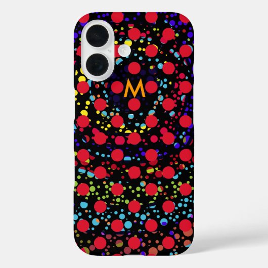 kleurrijke stippen Case-Mate iPhone case (Achterkant)