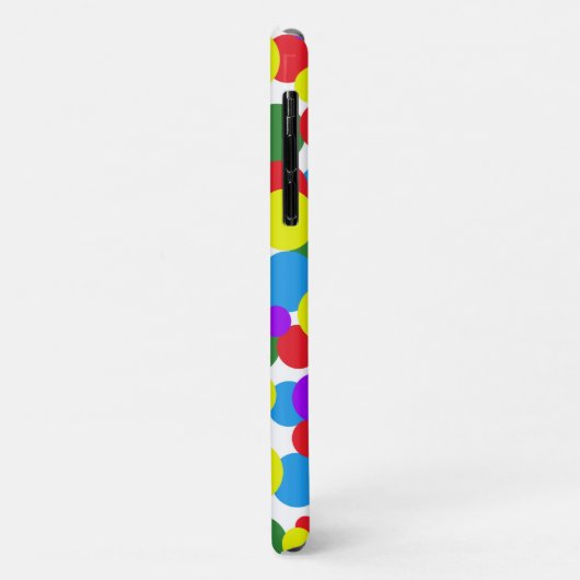 Kleurrijke stippen Case-Mate iPhone case (Achterkant/links)