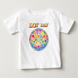 Kleurrijke Stippen Celebration Baby T-shirt.