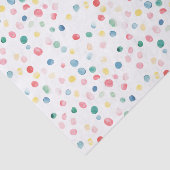Kleurrijke Stippen Confetti Verjaardag Tissuepapier (Detail)