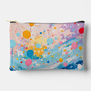 Kleurrijke Stippen Drips Spletters Accessoire Pouc Etui