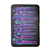 Kleurrijke Stippen en schijven — Bath Mat (Voorkant Verticaal)