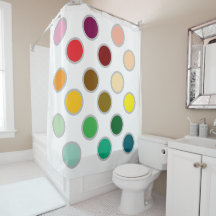 Kleurrijke stippen en wit