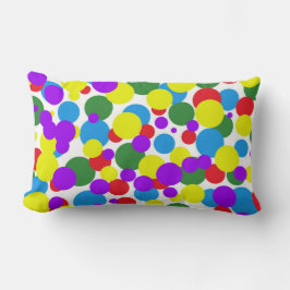 Kleurrijke stippen kussen