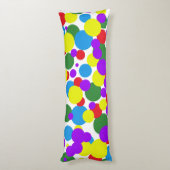 Kleurrijke stippen lichaamskussen (Achterkant (Verticaal))