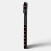 Kleurrijke Stippen op zwarte achtergrond Case-Mate iPhone Case (Achterkant / Links)