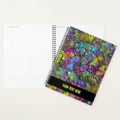 Kleurrijke Stippen Spiraal Hand Schildering 1 Planner (Display)