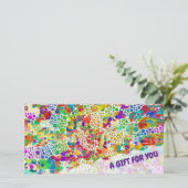 Kleurrijke Stippen Spiralen Hand Schildering 2 (Staand voorkant)