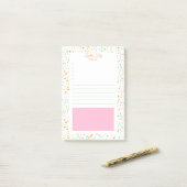 Kleurrijke Stippen Terug naar School Essentials Post-it® Notes (Op bureau)