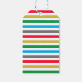 Kleurrijke Stippen Unisex Bedankjes Favor Cadeaulabel (Achterkant)