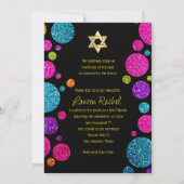 Kleurrijke Stippen van de glitterij op om het even Kaart (Achterkant)