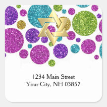 Kleurrijke Stippen van de Glittery op om het even 