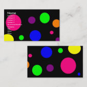 Kleurrijke Stippen Visitekaartje (Voorkant / Achterkant)