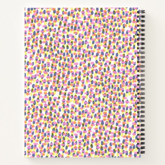 Kleurrijke Stippen voor Abstracte Waterverf - Aang Notitieboek (Achterkant)