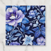 Kleurrijke  Stof Art Gift Labels (Voorkant)