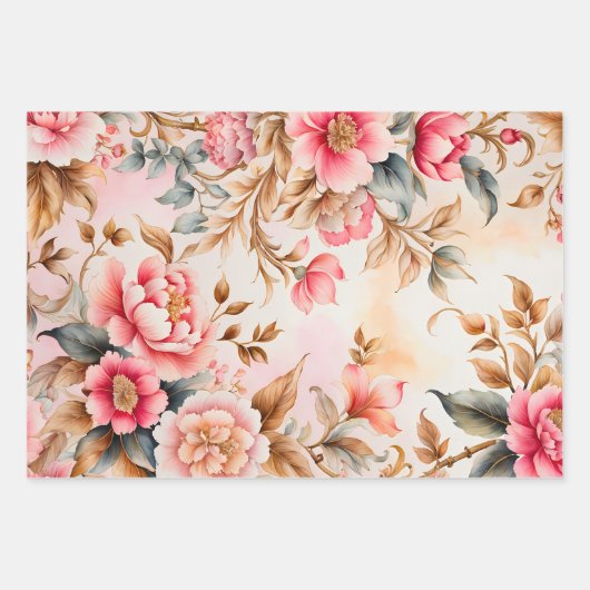 Kleurrijke Stof Art Wrapping Papiervellen Inpakpapier Vel (Voorkant 3)