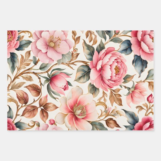 Kleurrijke  Stof Art Wrapping Papiervellen Inpakpapier Vel (Voorkant 2)