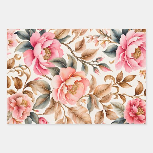 Kleurrijke Stof Art Wrapping Papiervellen Inpakpapier Vel (Voorkant)