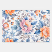 Kleurrijke  Stof Art Wrapping Papiervellen Inpakpapier Vel (Voorkant 3)