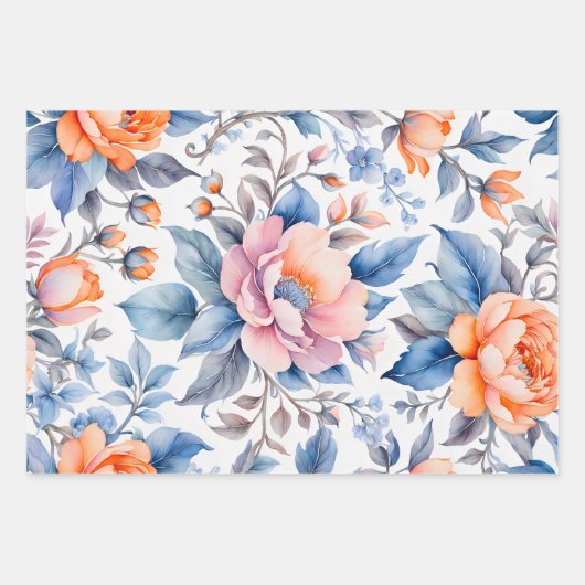 Kleurrijke  Stof Art Wrapping Papiervellen Inpakpapier Vel (Voorkant 3)