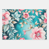 Kleurrijke  Stof Art Wrapping Papiervellen Inpakpapier Vel (Voorkant 3)