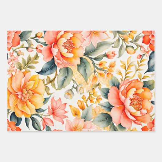 Kleurrijke Stof Art Wrapping Papiervellen Inpakpapier Vel (Voorkant 2)