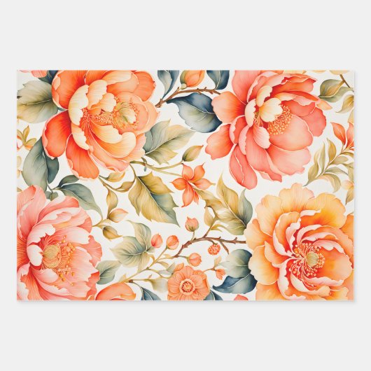 Kleurrijke Stof Art Wrapping Papiervellen Inpakpapier Vel (Voorkant)