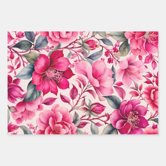 Kleurrijke  Stof Art Wrapping Papiervellen Inpakpapier Vel (Voorkant)