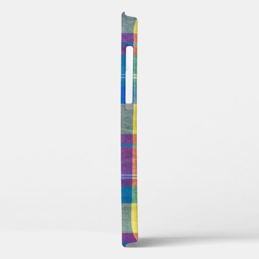 Kleurrijke stof geruite, doek textuur. Case-Mate iPhone case (Achterkant / Links)