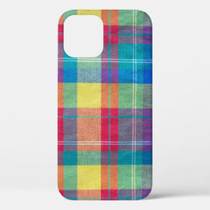 Kleurrijke stof geruite, doek textuur. Case-Mate iPhone case