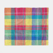 Kleurrijke stof geruite, doek textuur. fleece deken (Voorkant (Horizontaal))