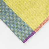 Kleurrijke stof geruite, doek textuur. fleece deken (Hoek)