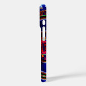 Kleurrijke stof ontwerp iPhone / iPad hoesje (Achterkant / Links)