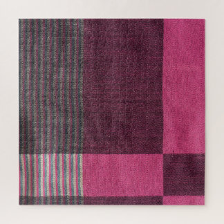 Kleurrijke Stoffenoppervlakte: Hoogste Uitzicht. Legpuzzel