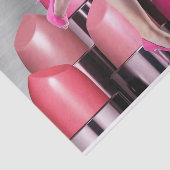 Kleurrijke stokken en dame op hoge hoogte tissuepapier (Detail)