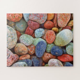 Kleurrijke Stone Puzzle, 56 overmaatse stukken Legpuzzel