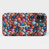 Kleurrijke stonen Case-Mate iPhone case (Achterkant (horizontaal))