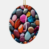 Kleurrijke stonen keramisch ornament (Rechts)