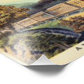 Kleurrijke Stoomtrein Kunst, Briefkaart Foto Afdruk (Hoek)