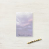 Kleurrijke Stormen wolken Post-it® Notes (Op bureau)