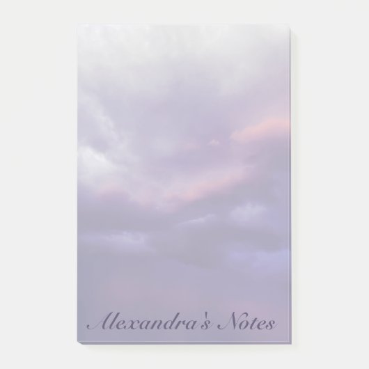 Kleurrijke Stormen wolken Post-it® Notes (Voorkant)