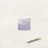 Kleurrijke Stormen wolken Post-it® Notes (Op bureau)