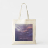 Kleurrijke Stormen wolken Tote Bag (Achterkant)