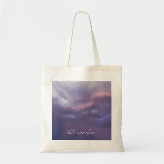 Kleurrijke Stormen wolken Tote Bag (Voorkant)
