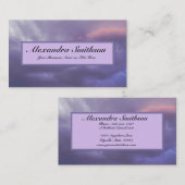 Kleurrijke Stormen wolken Visitekaartje (Voorkant / Achterkant)